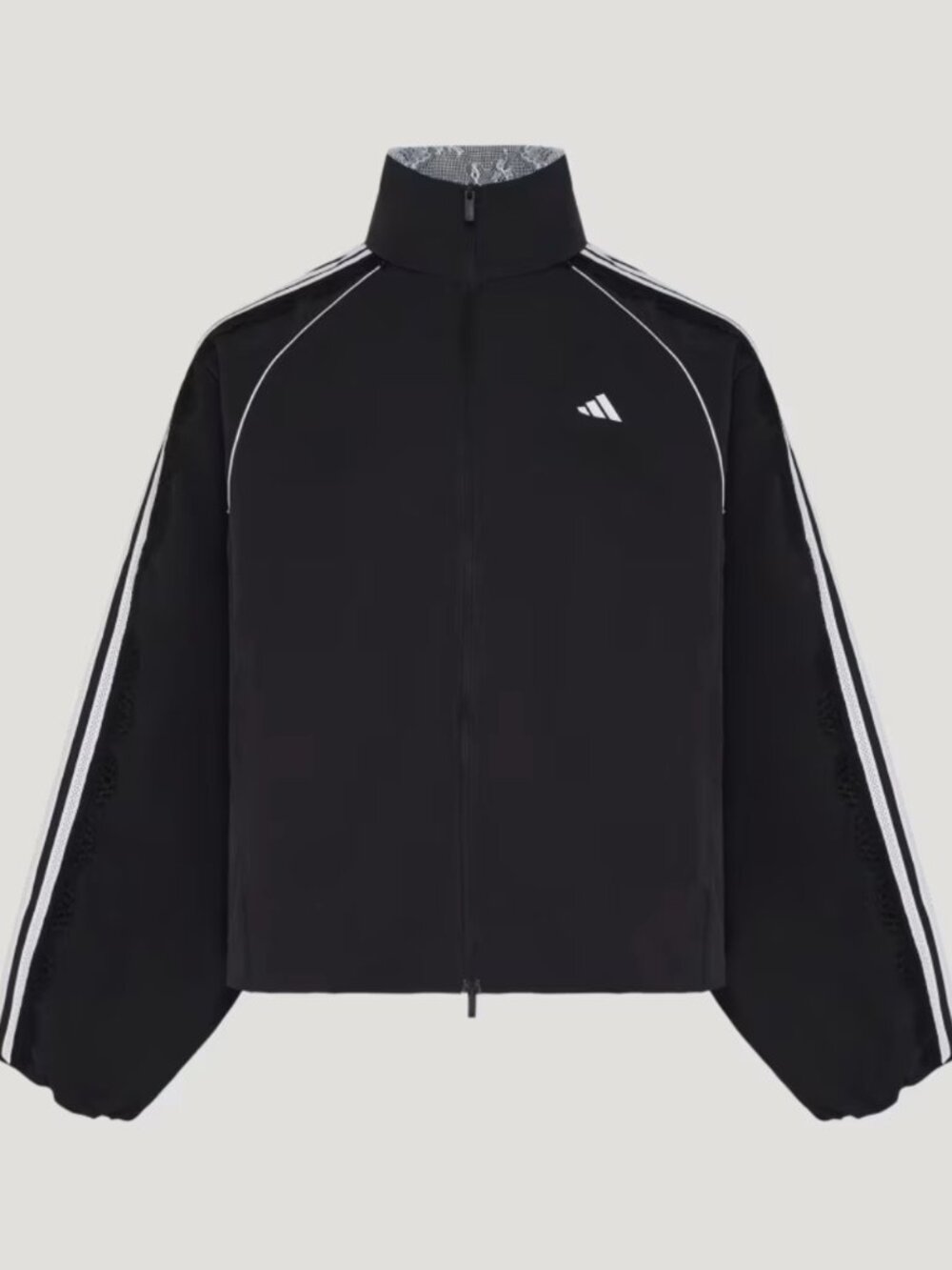adidas women's black/white dance lace mixed woven jacket - BNWT size M, L